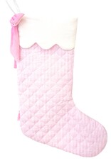 Bits & Bows BB Stocking Pink Seersucker