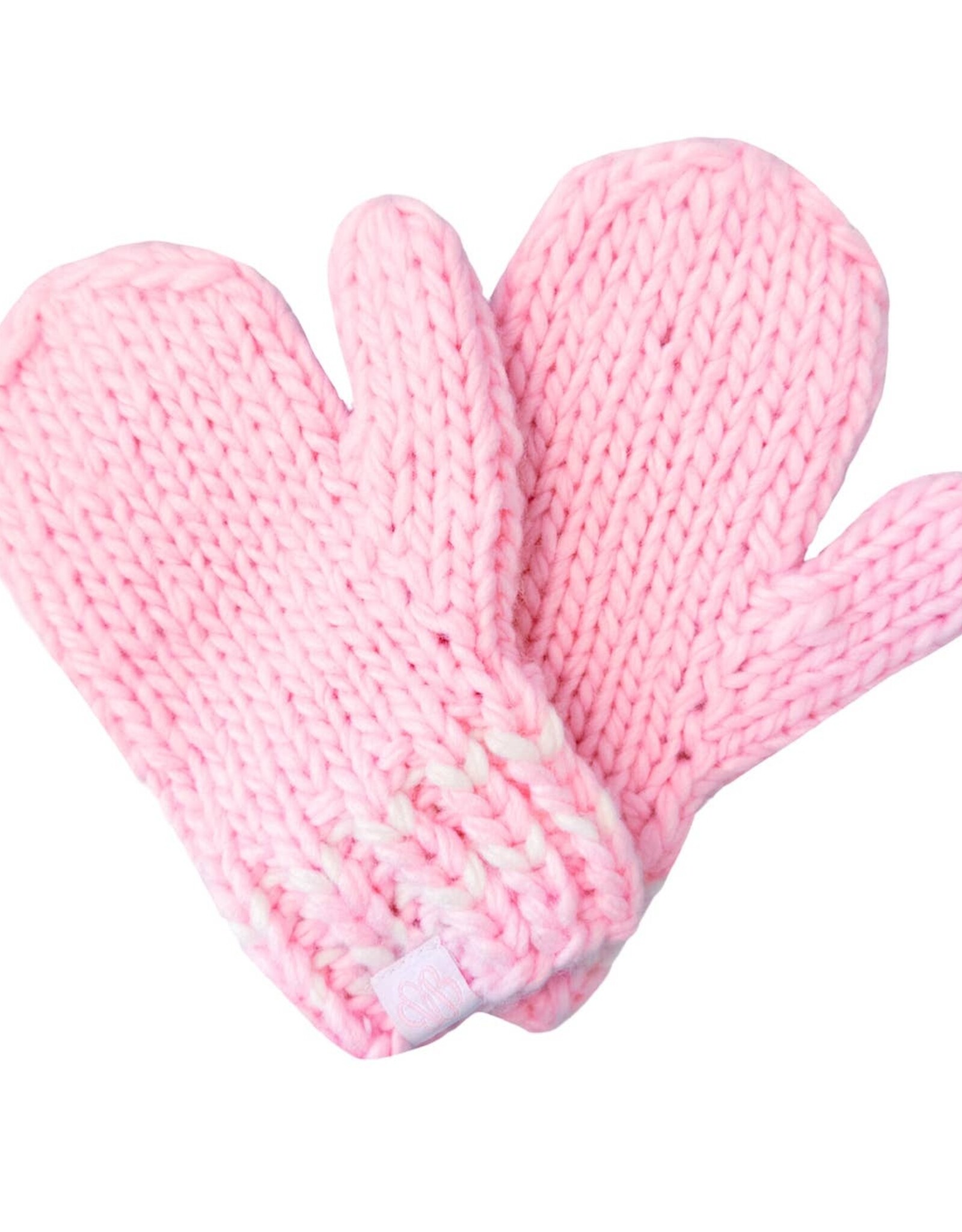 Bits & Bows BB Knit Mittens Pink