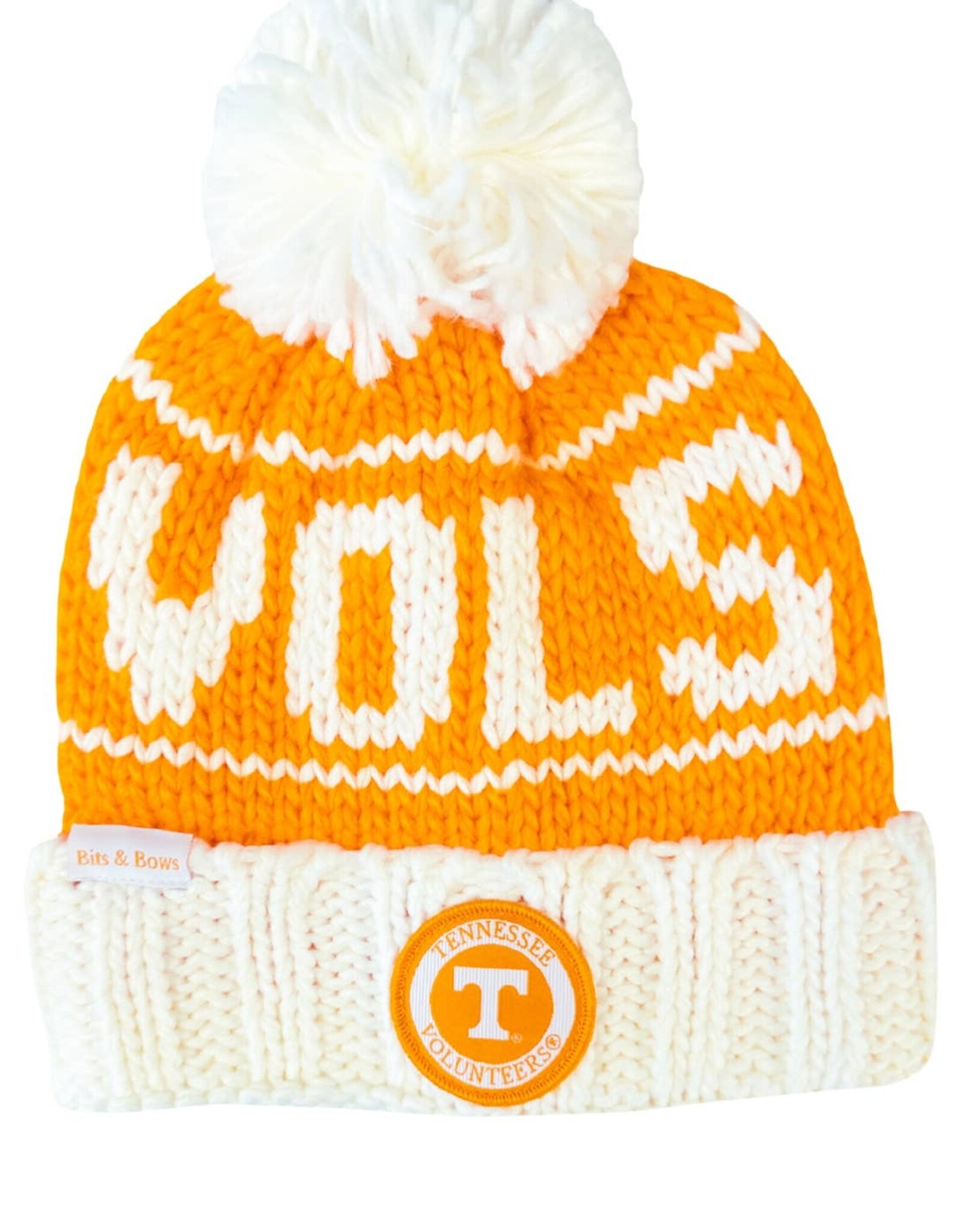 Bits & Bows BB Knit Hat Tennessee Vols