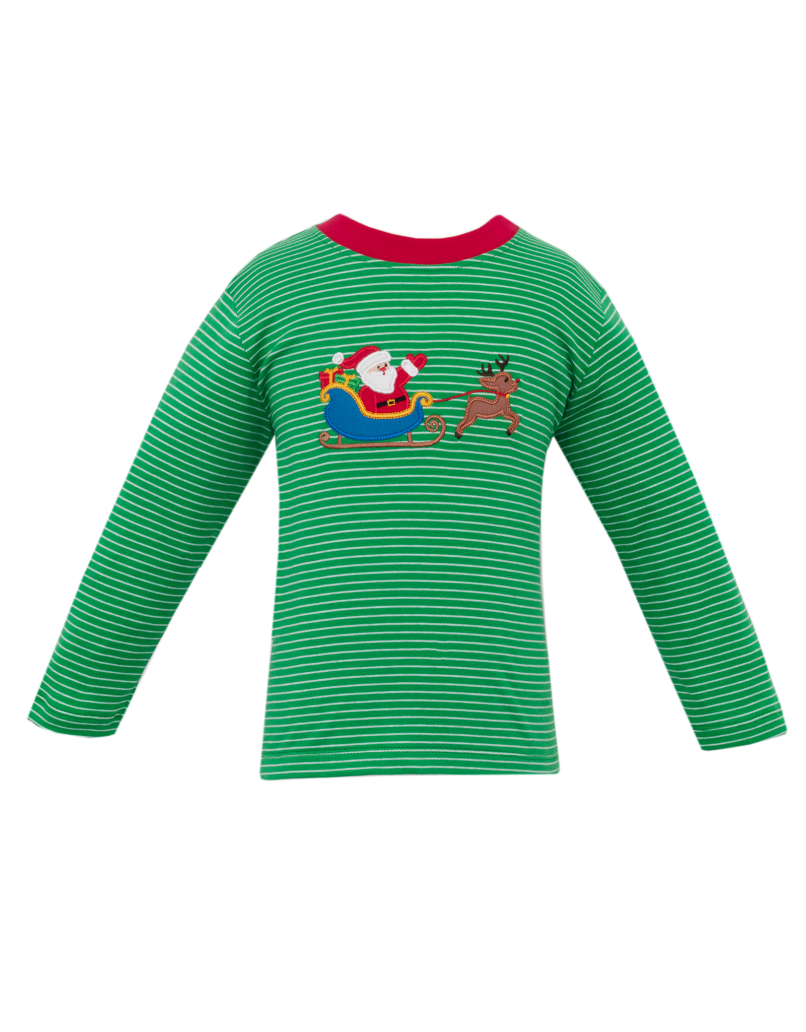 Claire and Charlie 5070PL Santa Sleigh Shirt