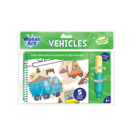 MindWare & Peaceable Kingdom Water Art Book: Vehicles