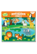 MindWare & Peaceable Kingdom Chunky Wooden Puzzle Jungle