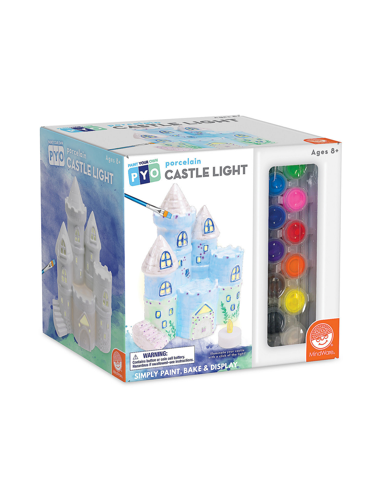 MindWare & Peaceable Kingdom Pyo: Porcelain Castle Light