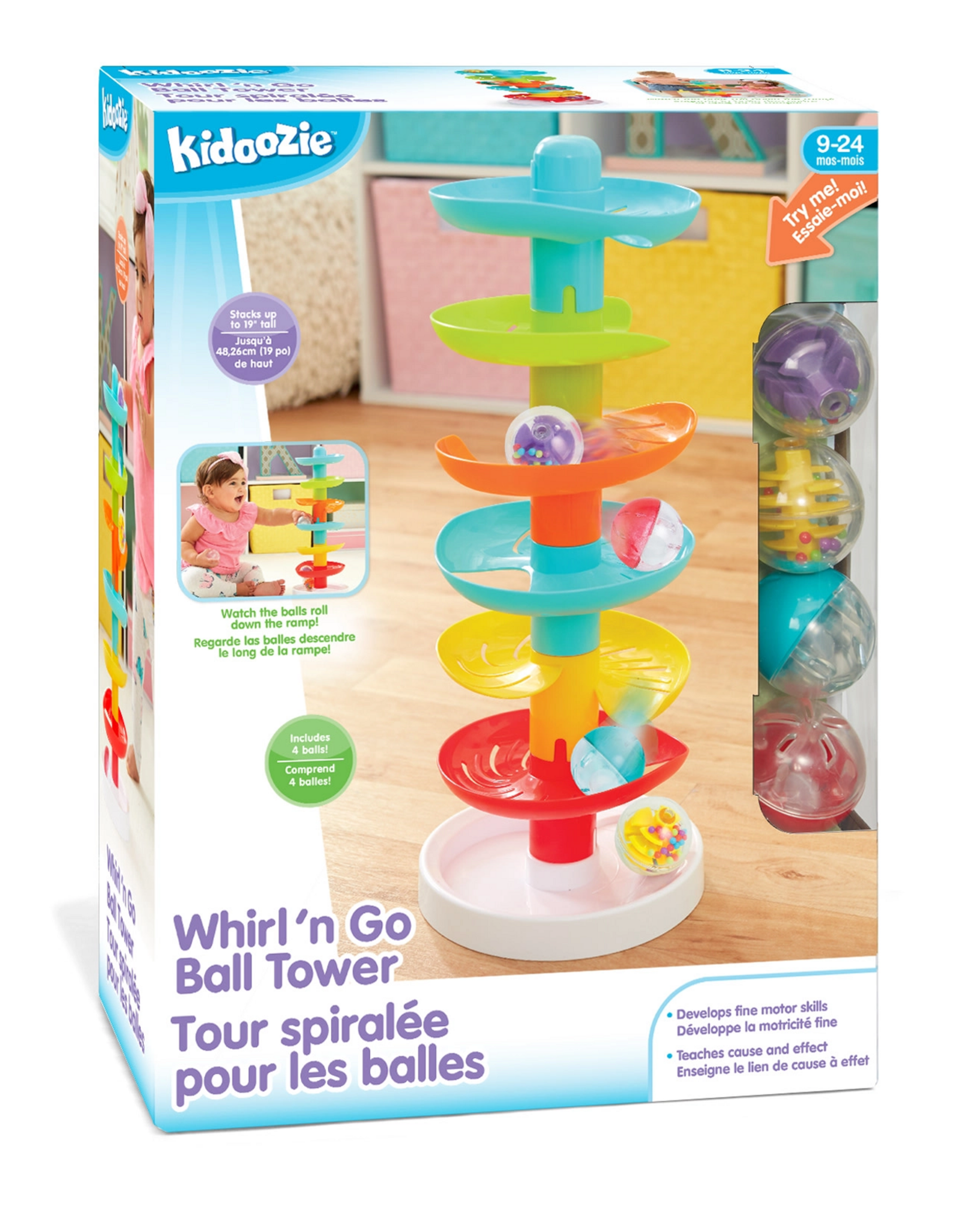 Epoch Everlasting Play Kidoozie Whirl n Go Ball Tower