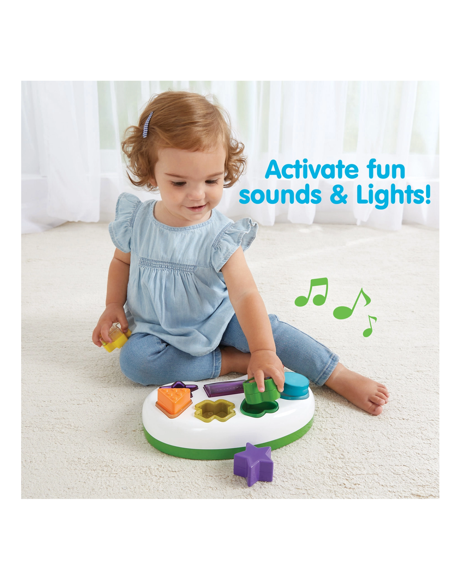 Epoch Everlasting Play Kidoozie Lights n Sounds Shape Sorter