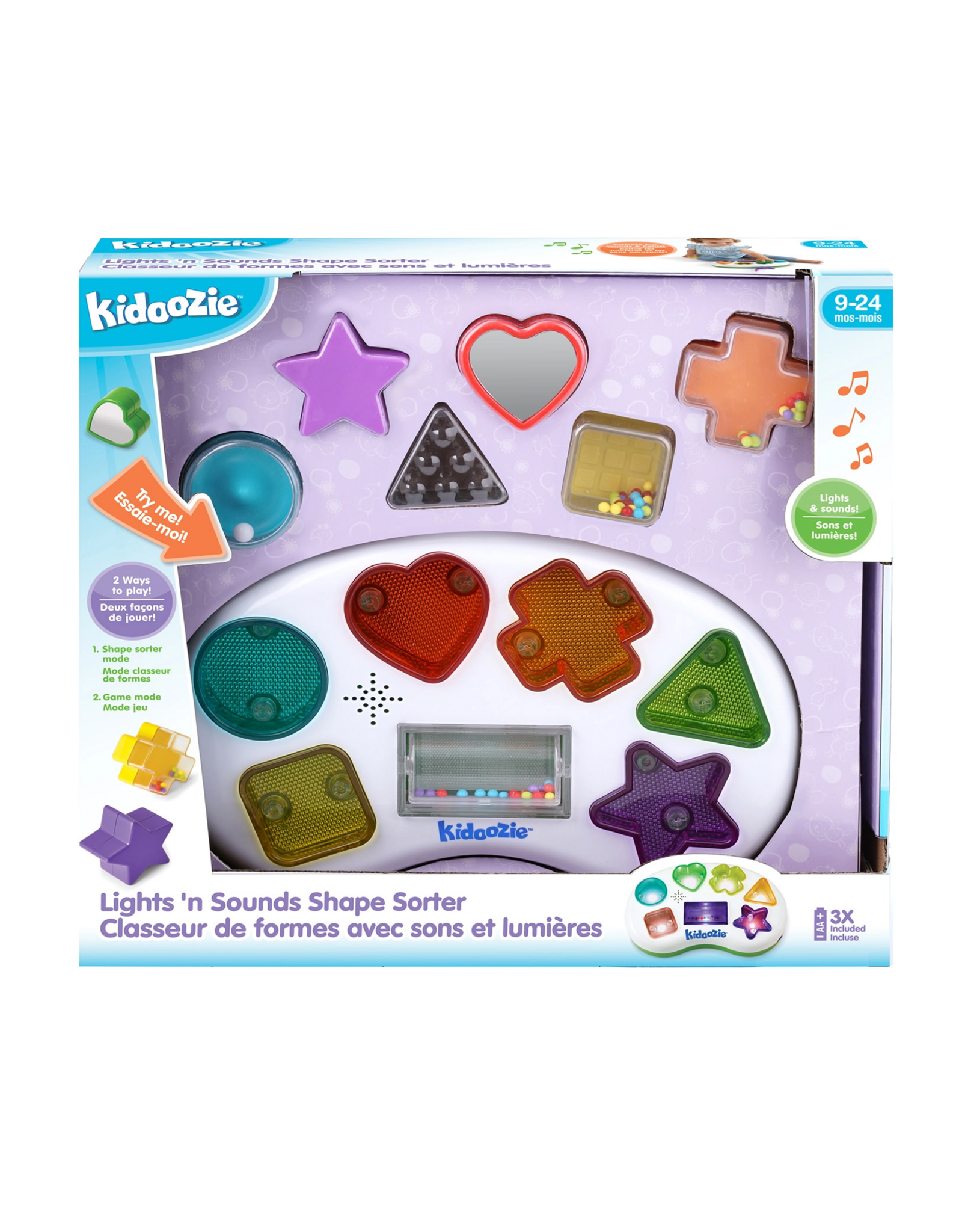 Epoch Everlasting Play Kidoozie Lights n Sounds Shape Sorter