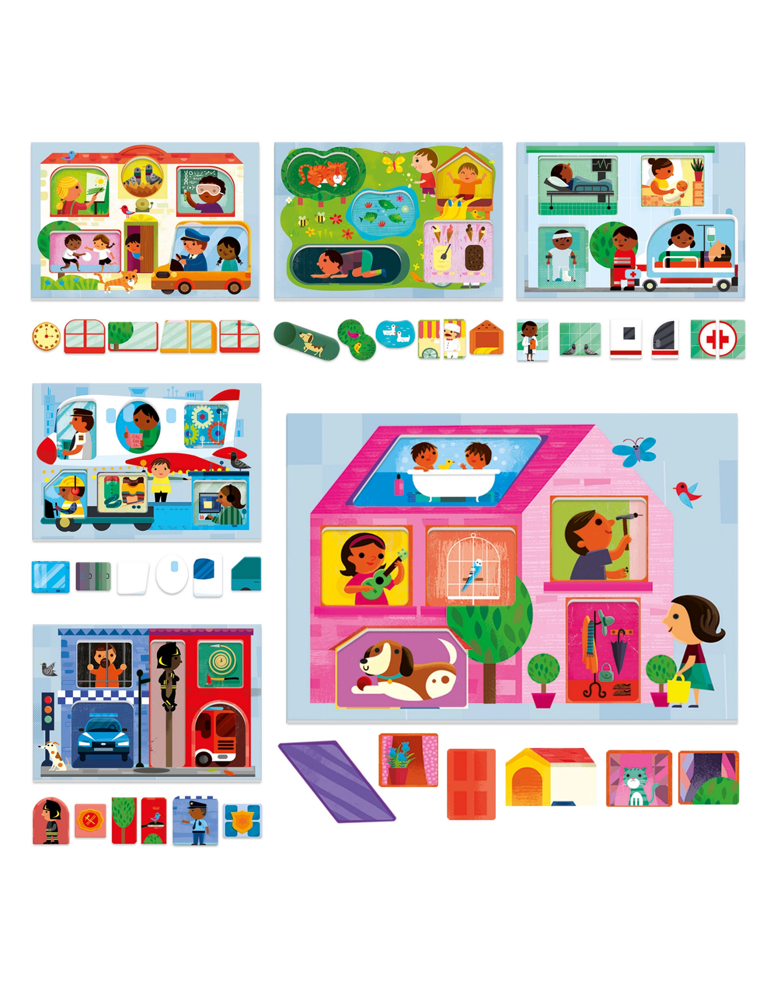 Headu Play Town Montessori Toy