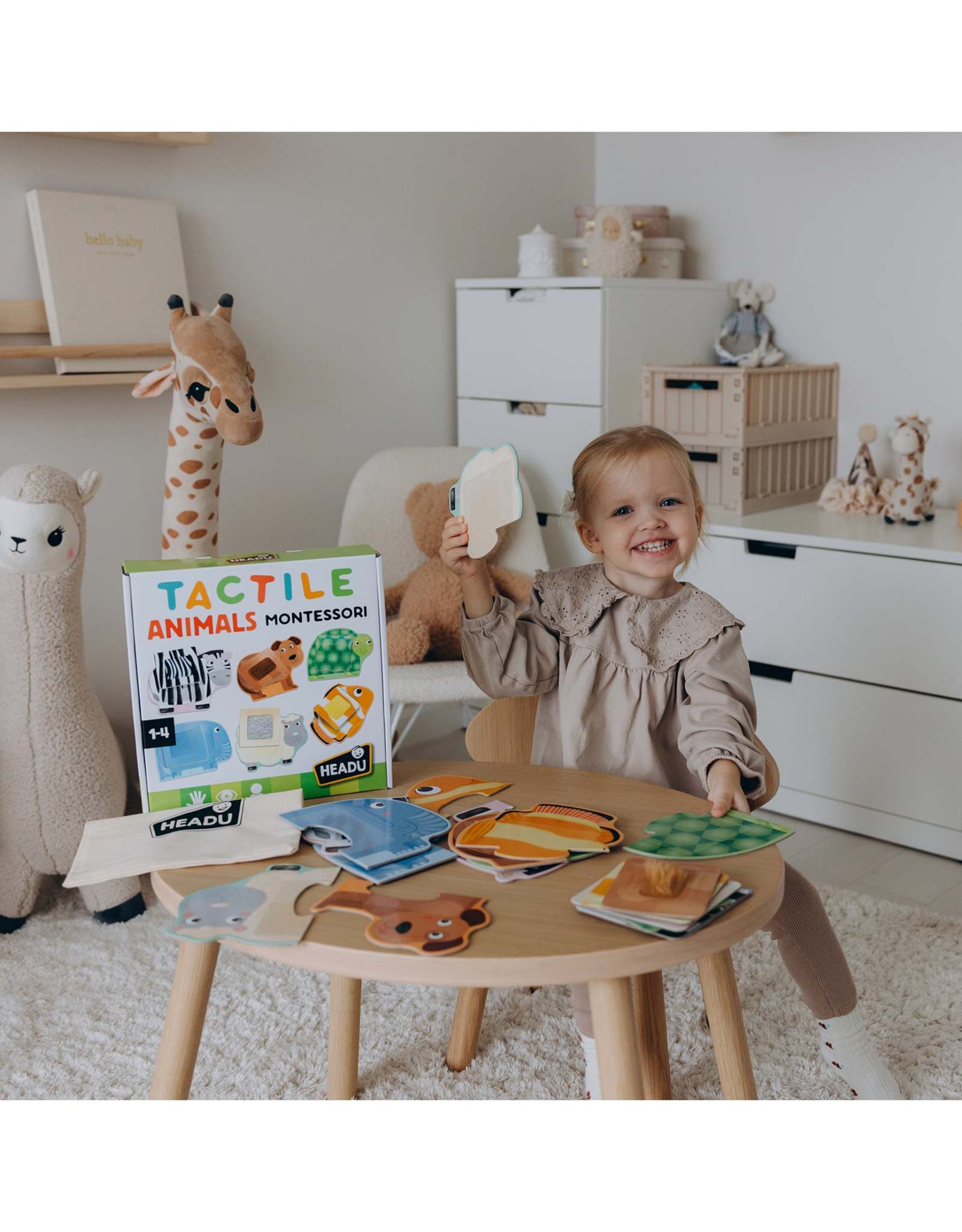 Headu Tactile Animals Montessori Toy