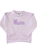Fingerprints Roll Neck Sweater Lavender
