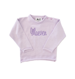 Fingerprints Roll Neck Sweater Lavender