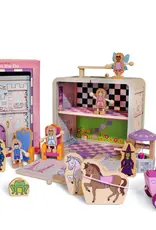 Jack Rabbit Creations Princess Castle Suitcase Playset