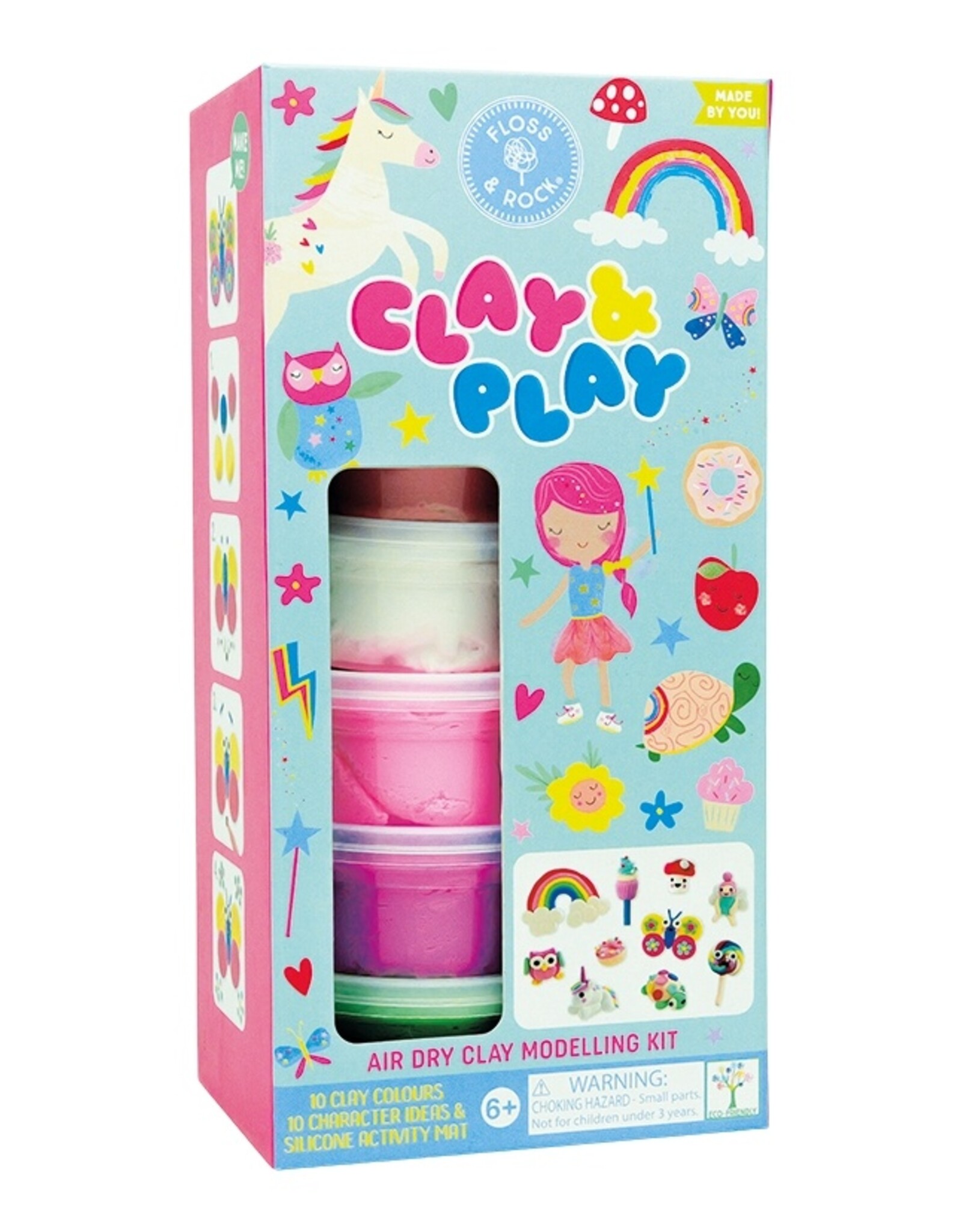 Floss and Rock Rainbow Fairy Clay & Play