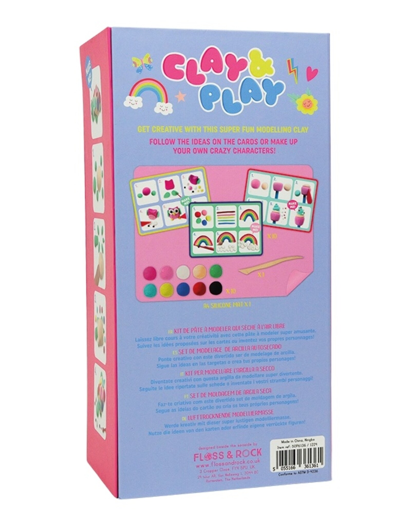 Floss and Rock Rainbow Fairy Clay & Play