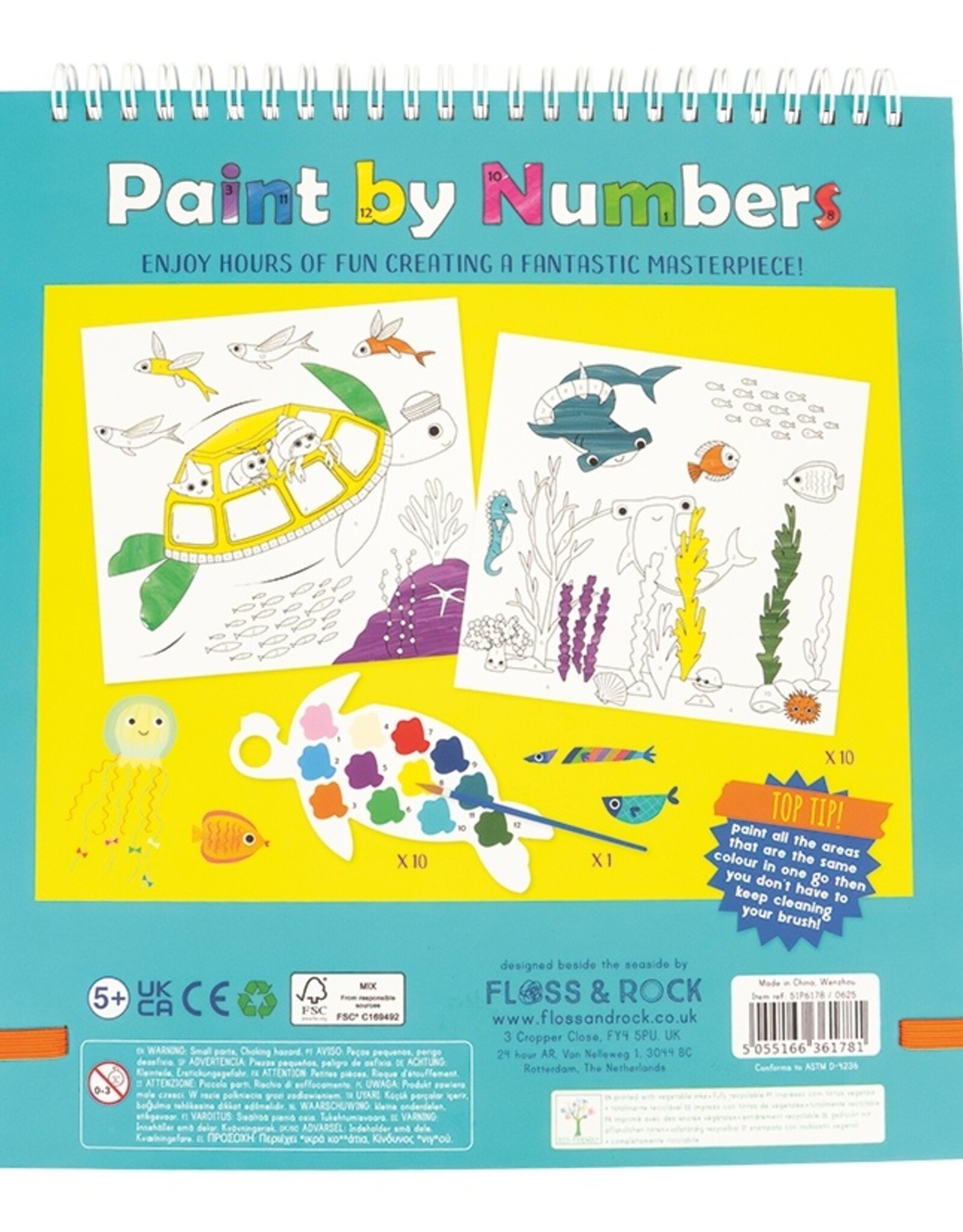 Floss and Rock Ocean Paint By Numbers