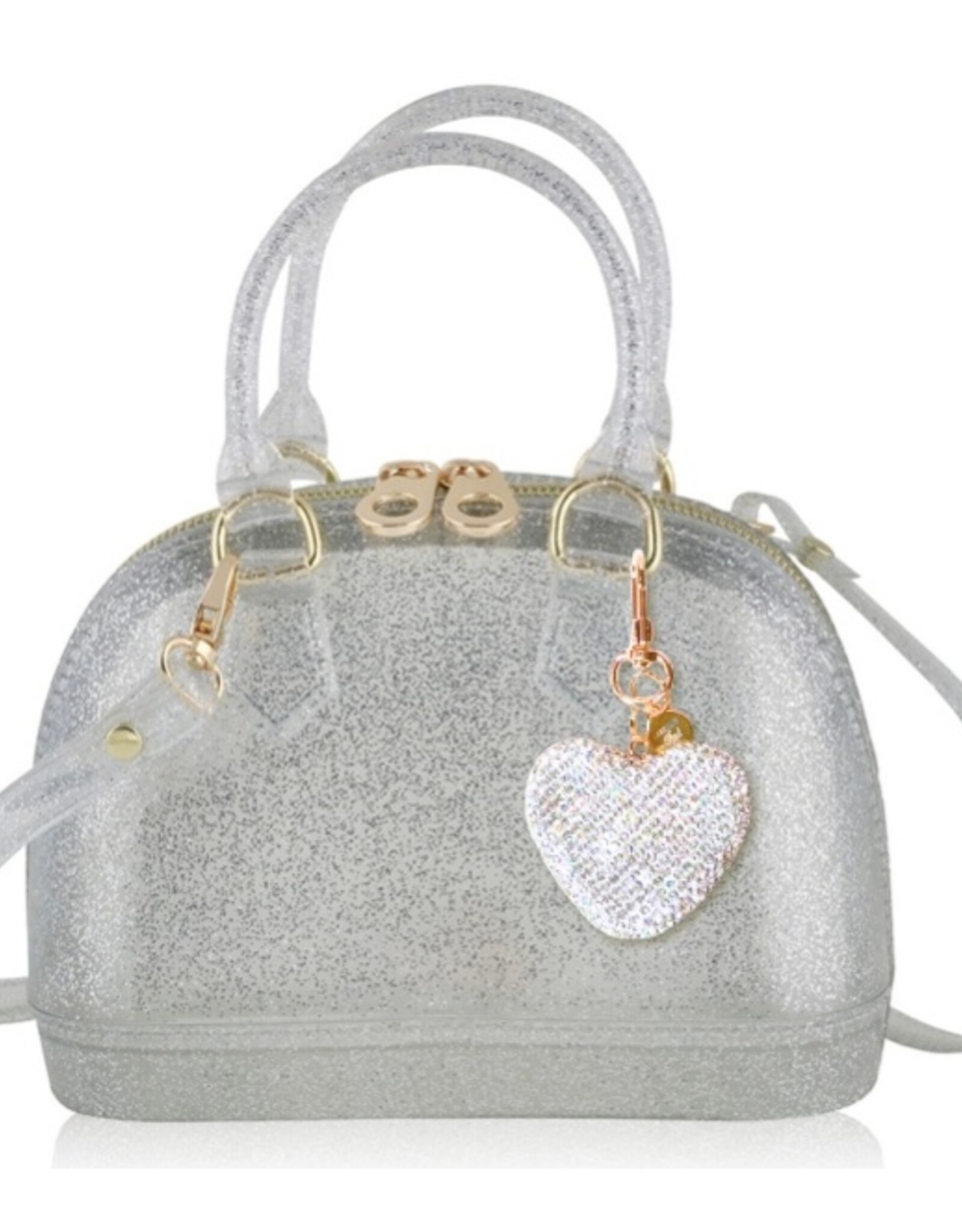 Carrying Kind Cate Purse Silver Sparkle Follow Your Heart