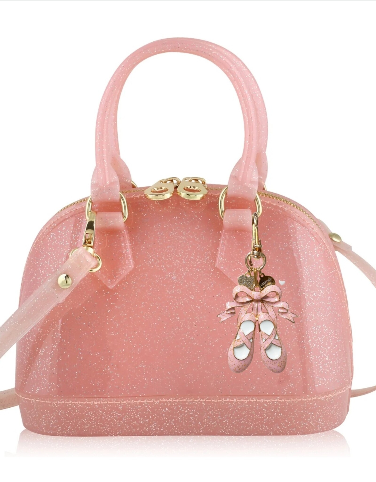 Carrying Kind Cate Purse Light Pink Sparkle Tiny Dancer