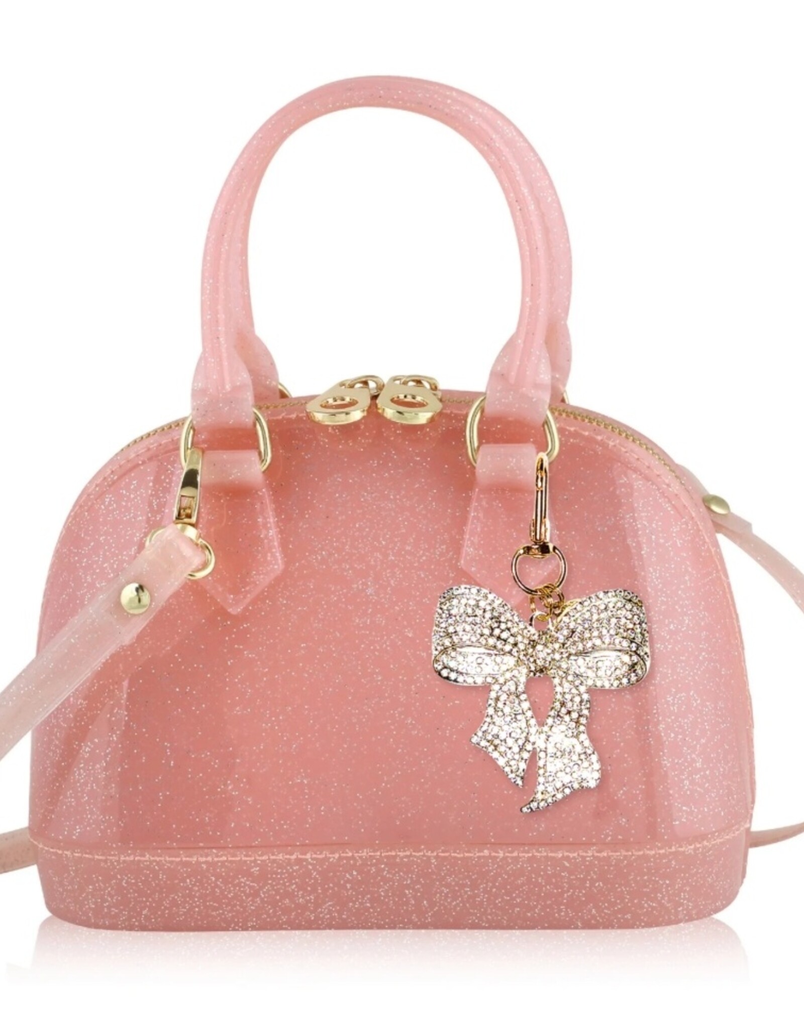 Carrying Kind Cate Purse Light Pink Sparkle Closer to Heaven Bow