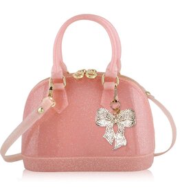 Carrying Kind Cate Purse Light Pink Sparkle Closer to Heaven Bow