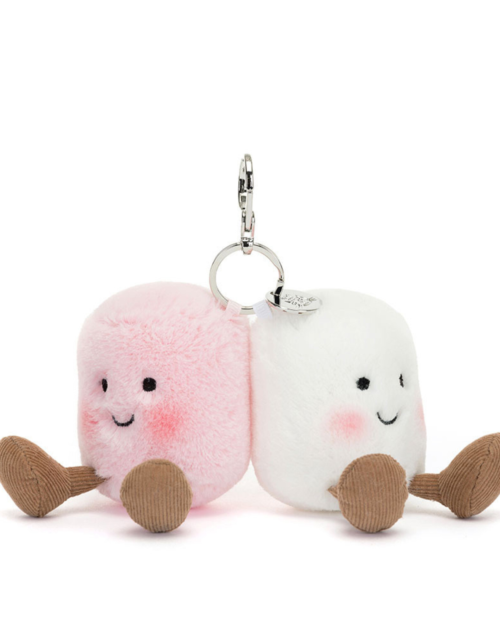 Jellycat Amuseaables pair of Marshmallows Bag Charm