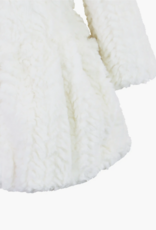 Widgeon 3632T Hooded Zip Pom Pom Coat Ivory