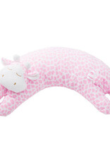 Angel Dear Curved Pillow Pink Giraffe