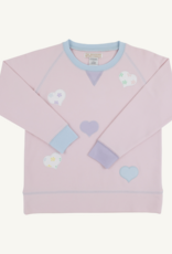 TBBC Cassidy Crewneck Palm Beach Pink Hearts