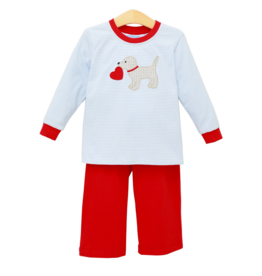 Trotter Street Kids Puppy Love Pant Set