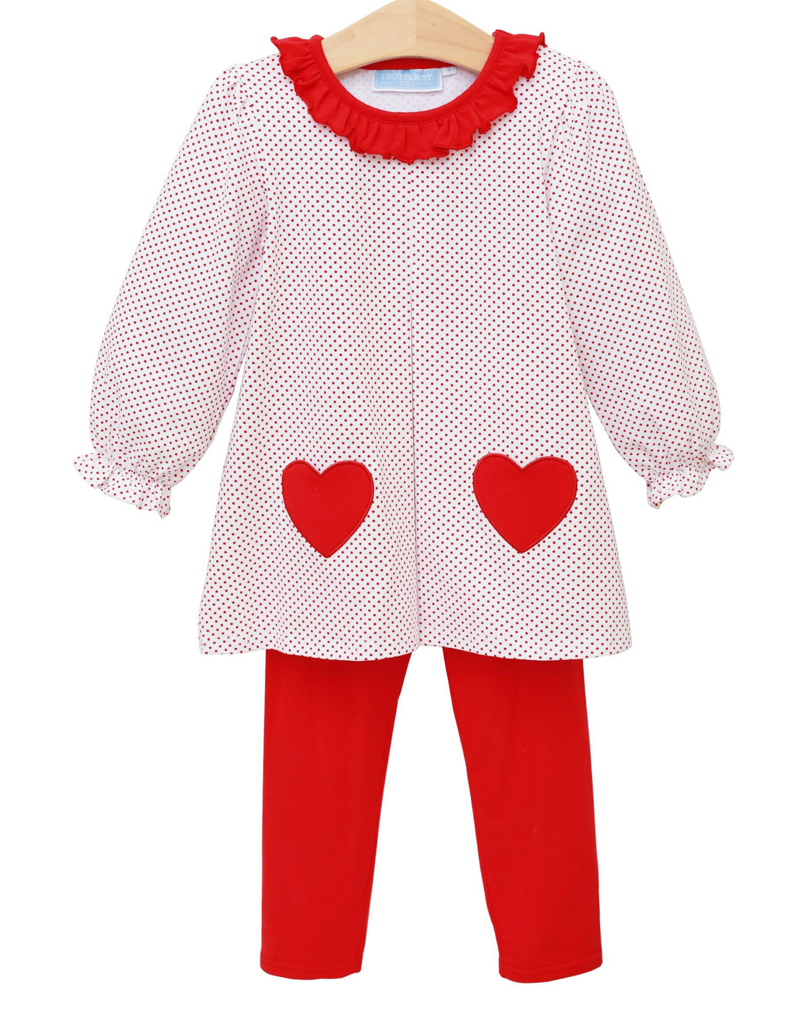 Trotter Street Kids TSS26 Be Mine Pant Set