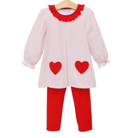 Trotter Street Kids Be Mine Pant Set