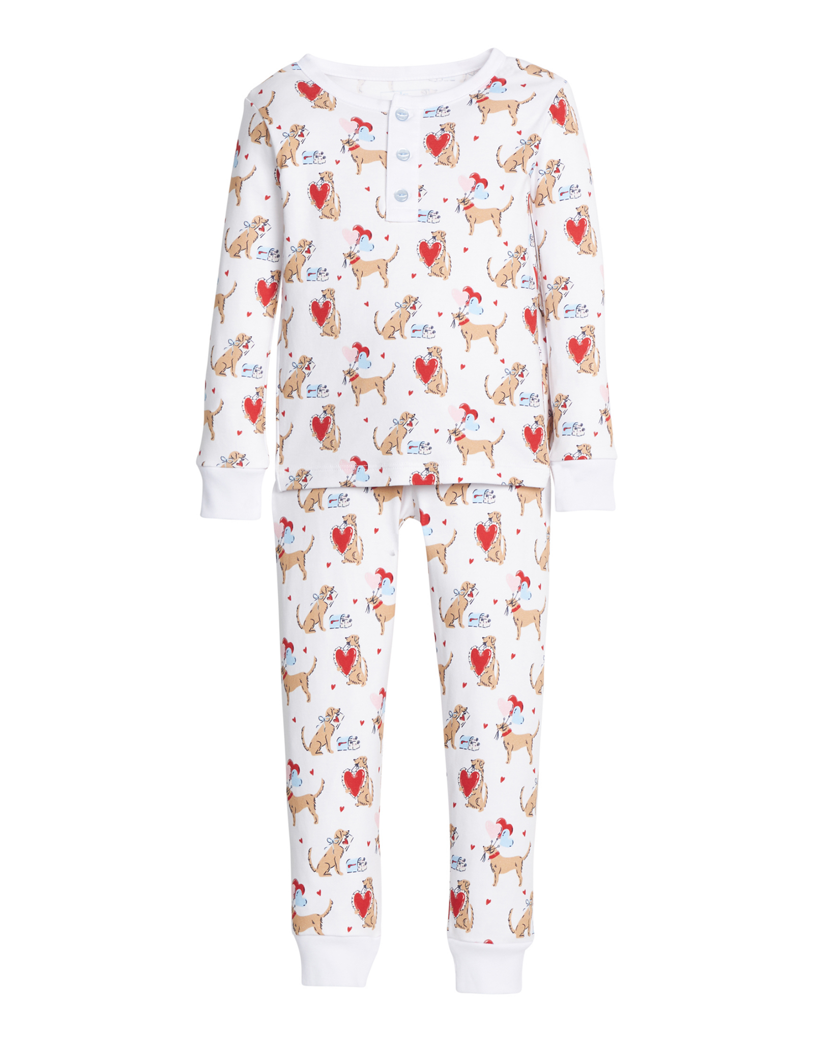 Little English LEF25 Printed Jammies I WOOF YOU