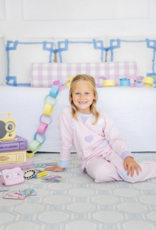 TBBC Cassidy Crewneck Palm Beach Pink Hearts