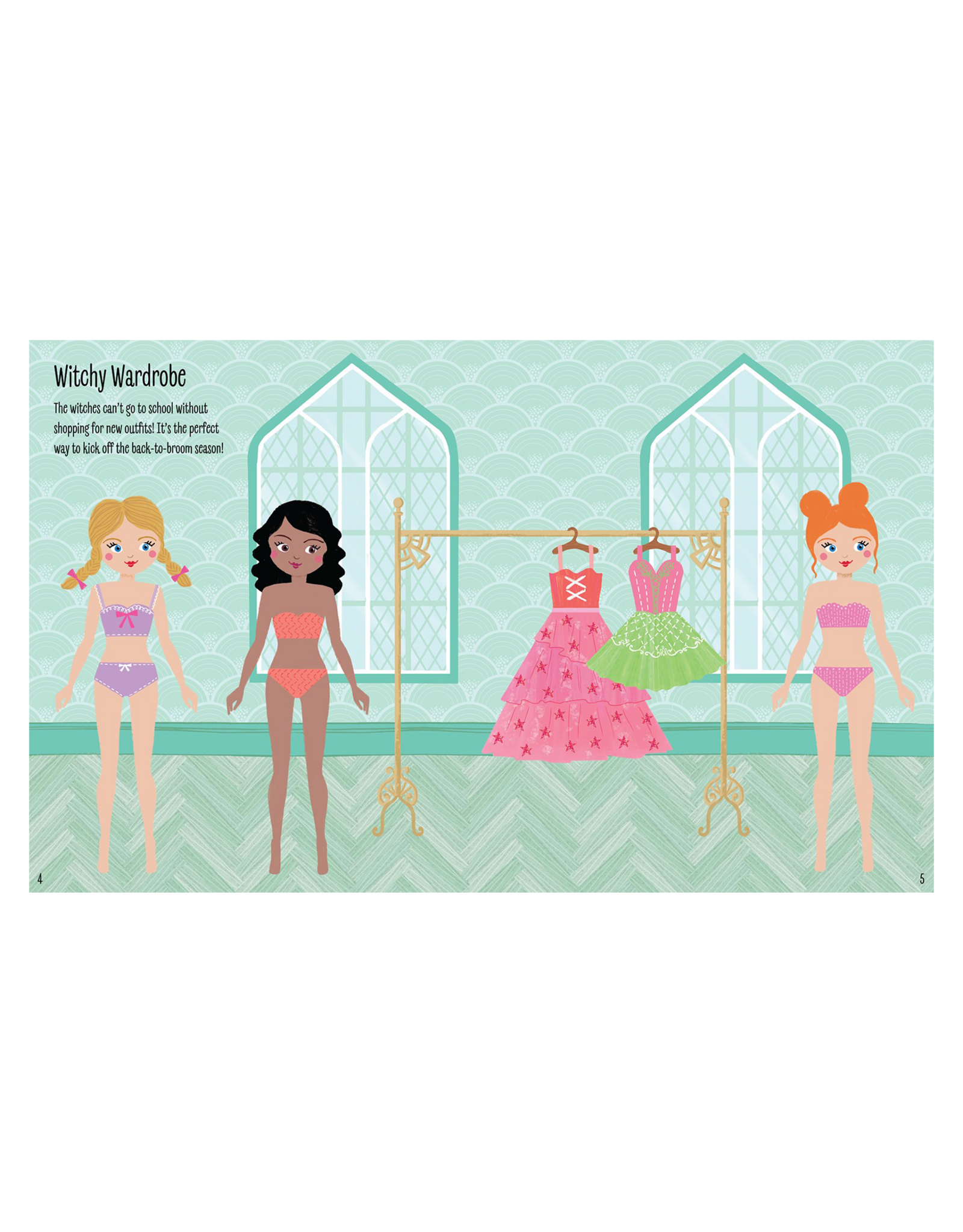 Sourcebooks My Sticker Dress Up: Wicked Witches