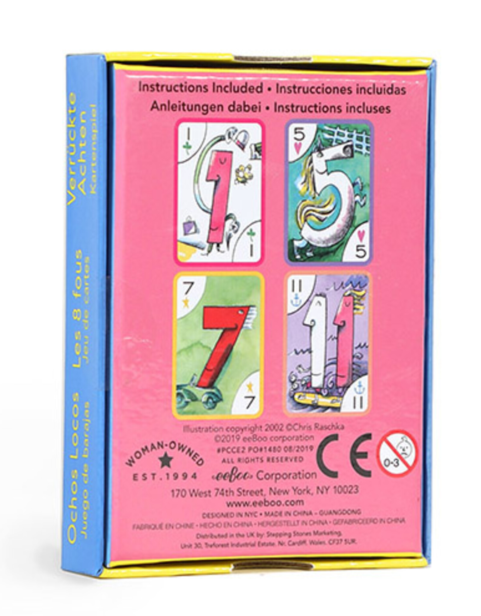 Eeboo Crazy Eights Playing Cards