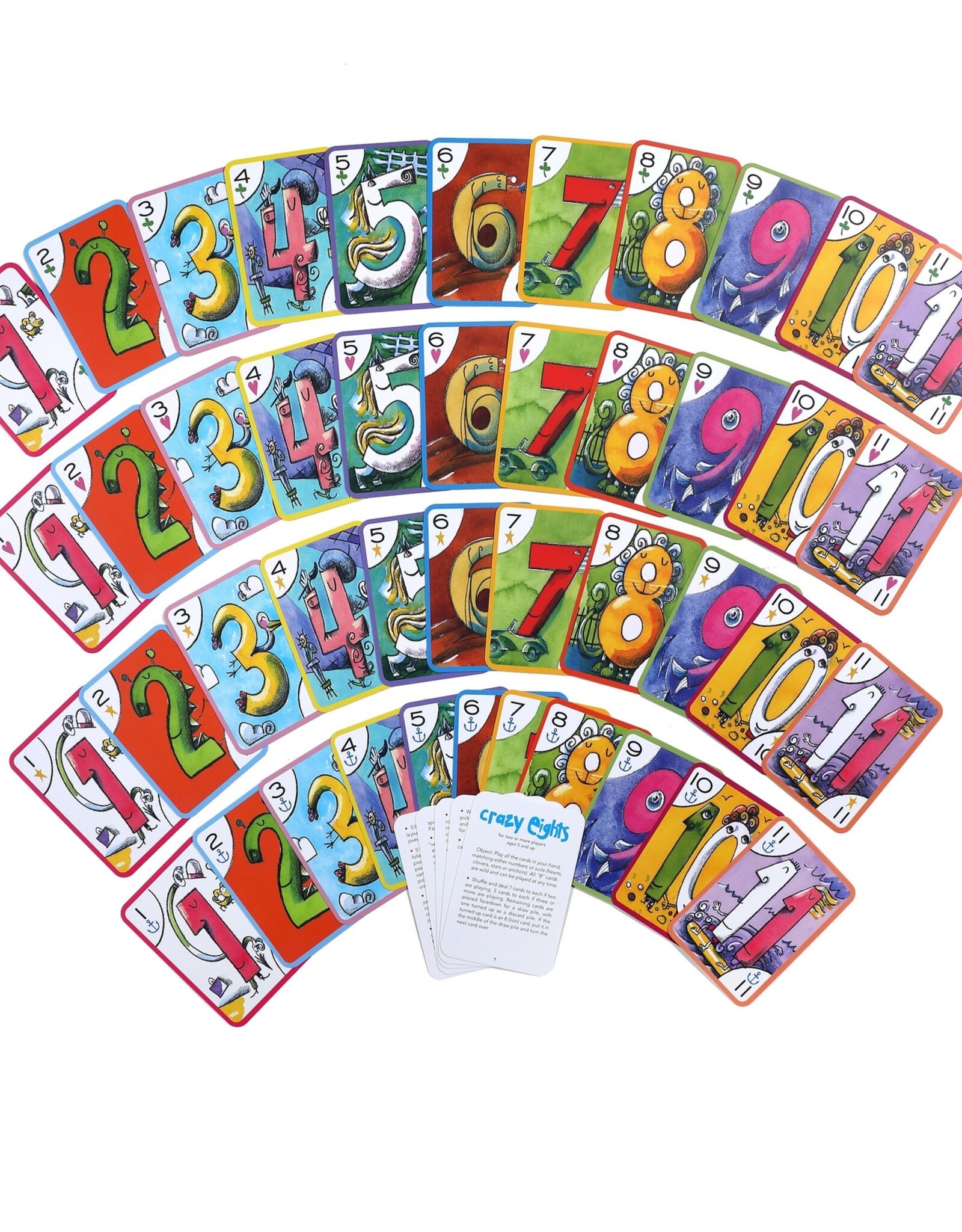 Eeboo Crazy Eights Playing Cards