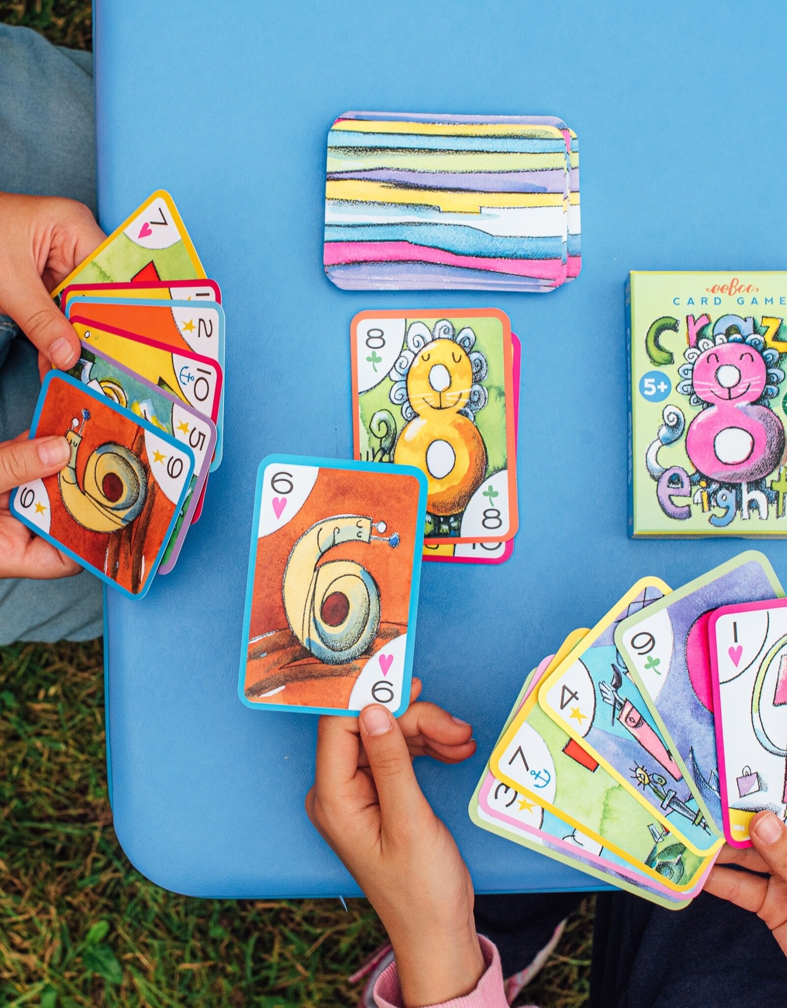Eeboo Crazy Eights Playing Cards