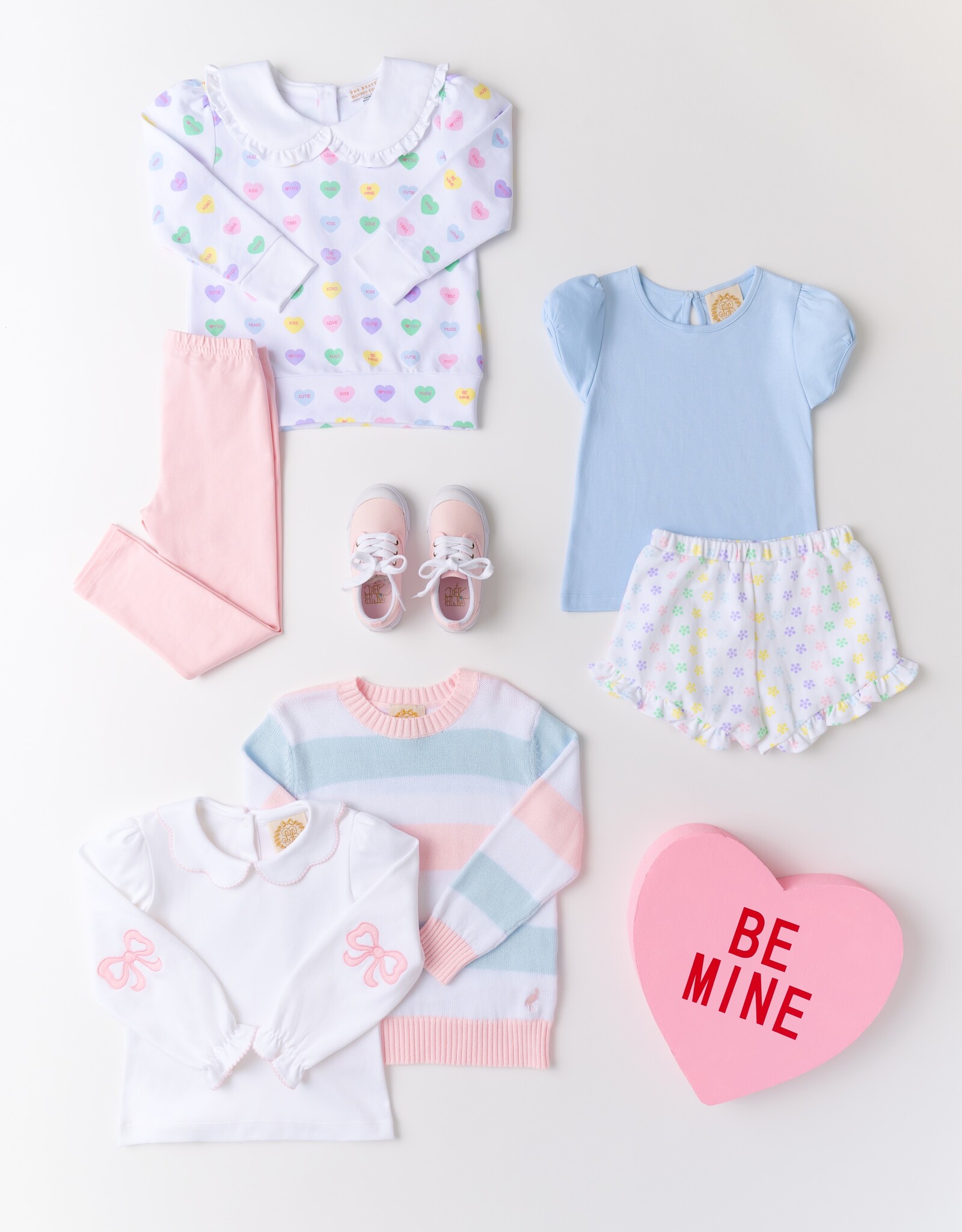 TBBC Maude's Ruffle Cassidy Crewneck We Heart You