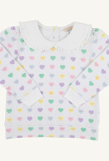 TBBC Maude's Ruffle Cassidy Crewneck We Heart You