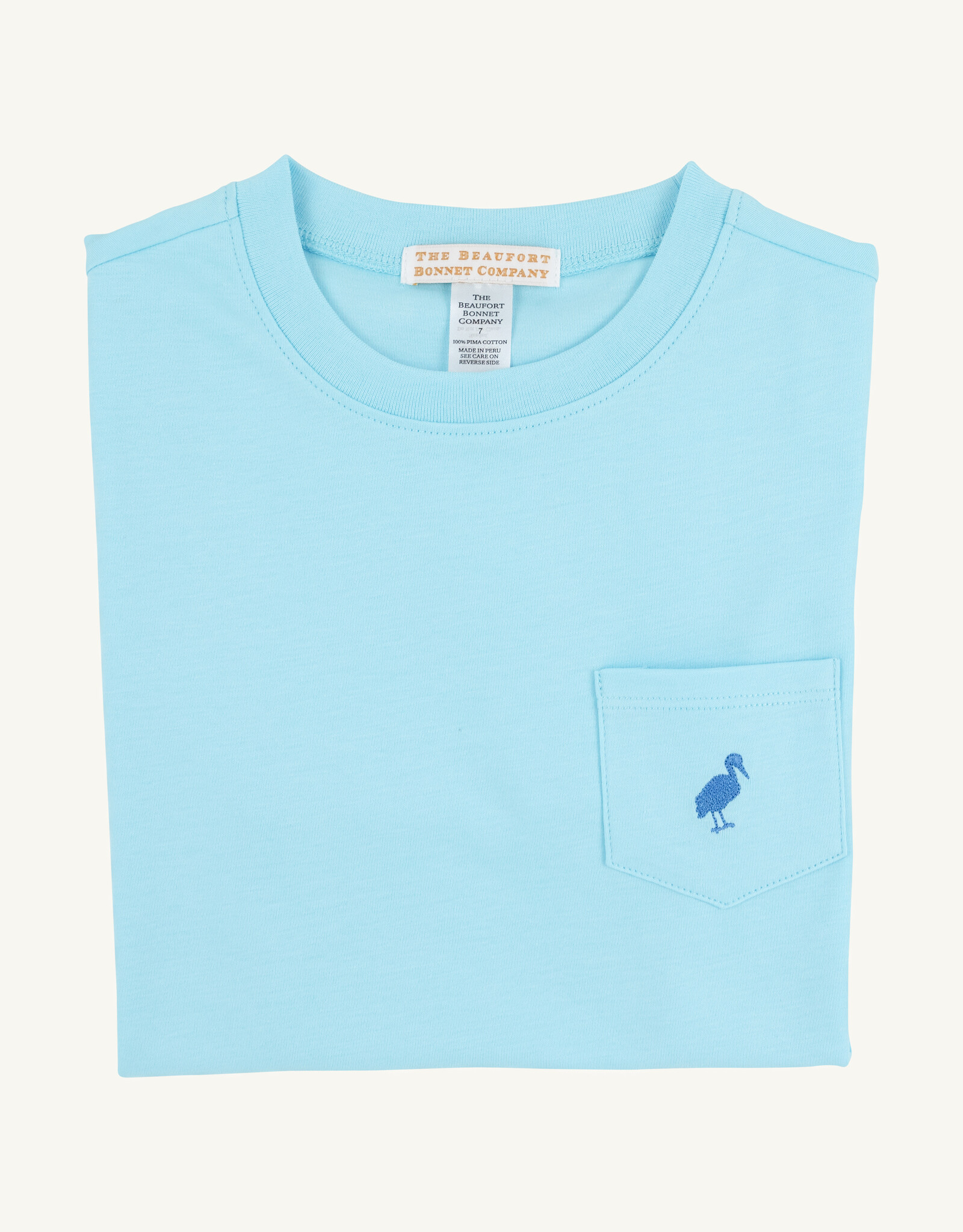 TBBC Carter Crewneck w/pocket Bellhaven Blue/Wood Boat Blue