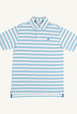 TBBC Prim Proper Polo White/Bellhaven Blue/Wood Boat Blue Stripe