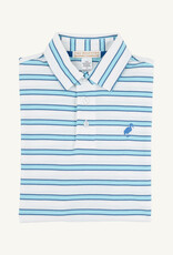 TBBC Prim Proper Polo White/Bellhaven Blue/Wood Boat Blue Stripe