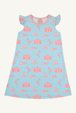 TBBC Angel Sleeve Polly Play Dress Parrot Cay Canopy/Sandpearl Pink