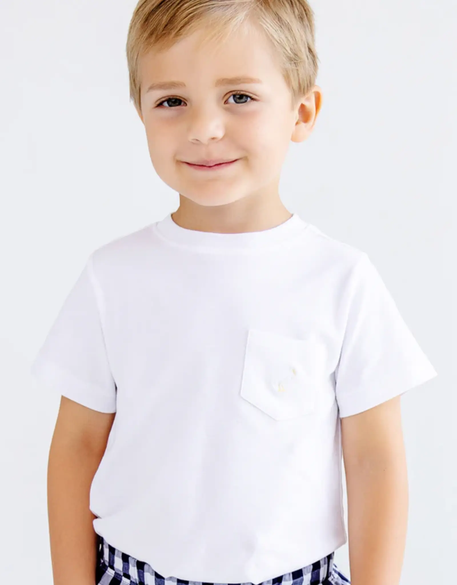 TBBC Carter Crewneck w/pocket Worth Ave White/Multi