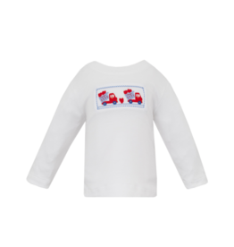 Petit Bebe Valentine Truck Smocked Shirt