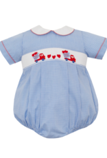 Petit Bebe 148BB Valentine Truck Smocked Bubble