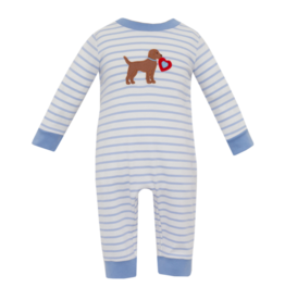 Claire and Charlie Valentine Dog Romper