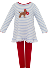 Claire and Charlie 5040N Valentine Tunic/Legging Set