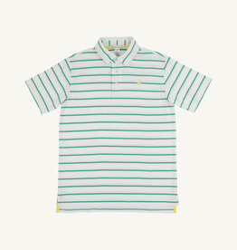 TBBC Prim Proper Polo Gibson island Green Stripe