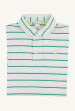 TBBC Prim Proper Polo Gibson island Green Stripe