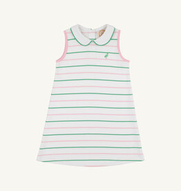 TBBC Sleeveless Maude's Peter Pan Collar Dress Tradd Street Stripe