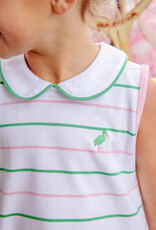 TBBC Sleeveless Maude's Peter Pan Collar Dress Tradd Street Stripe